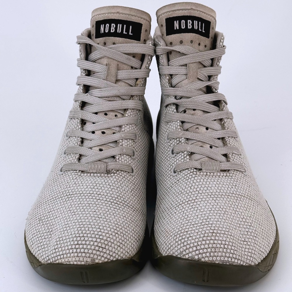 NOBULL Outwork High Top Shoes Mens Size 8 Trainer Sand Grey‎ Womens Sz 9.5